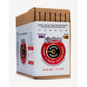 C.F. Martin MA535T Bulk Box (25 sets) Authentic Acoustic Lifespan� 2.0 Custom Light (.011 - .052) 92/8 Phosphor Bronze